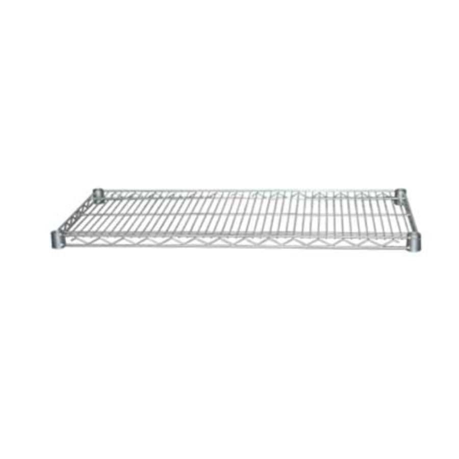 Serv-Ware Silver Epoxy Wire Shelving, 24" x 54"