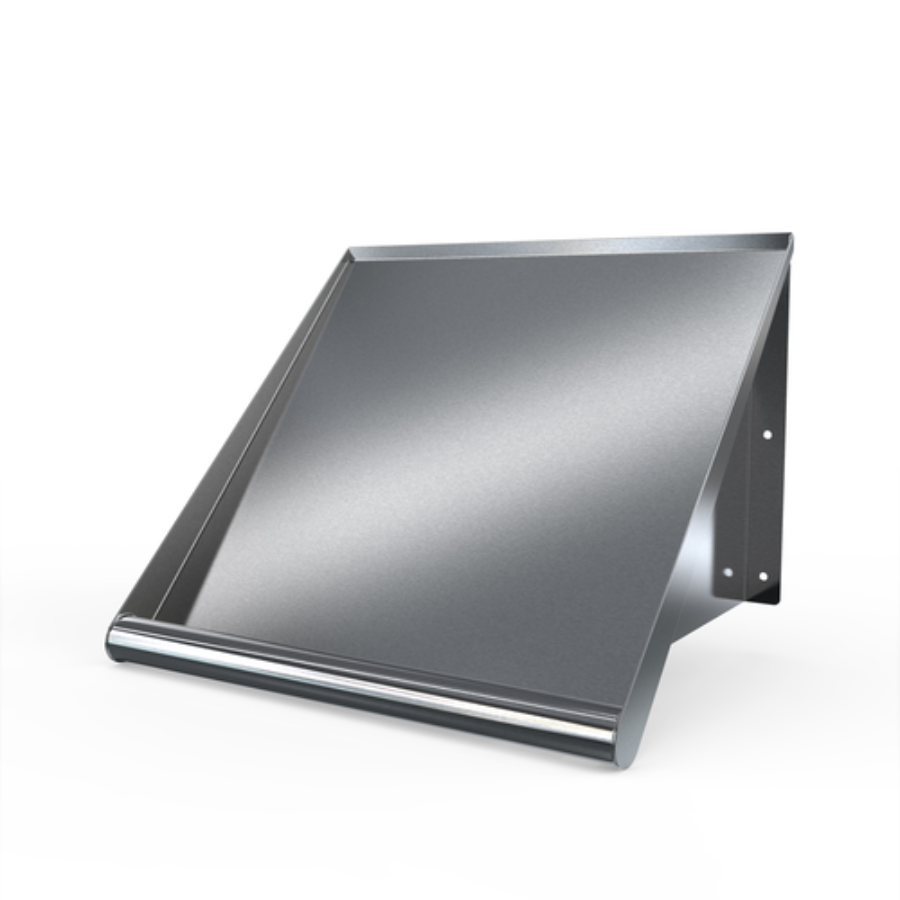 NBR Equipment SSR-63 63 Inch Solid Sorting Shelf Holds 3 Racks Wall Mounted Stainless Steel